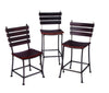 Image of 2 Day Designs Stave Back Bar and Counter Stools 4087