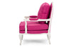 Image of Baxton Studio Antoinette Classic Antiqued French Accent Chair Living Room Furniture 52348