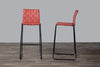 Image of Baxton Studio Fairfield Bar Stool Bar Furniture (Set of 2) ALC-2933-75-Red