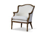 Image of Baxton Studio Charlemagne Traditional French Accent Chair Living Room Furniture ASS292Mi