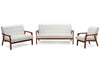 Image of Baxton Studio Mid-Century Masterpieces 3PC Sofa Set Living Room Furniture TOGO 3PC Sofa Set