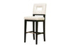 Image of Baxton Studio Faustino Leather Bar Height Bar Stool 30 Bar Furniture Y-780-001-1