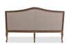 Image of Baxton Studio Oliver French Provincial Style Weathered Oak Wood Beige Fabric Button-tufted Upholstered 3-seater Sofa Living Room Furniture ASS560Mi-CG4
