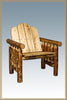 Image of Montana Woodworks Glacier Country Log Deck Chair MWGCDC