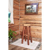 Image of Montana Woodworks Glacier Country Log Barstool MWGCBN
