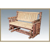 Image of Montana Woodworks Glacier Country Log Glider MWGCLGNR