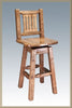 Image of Montana Woodworks Homestead Swivel Barstool MWHCBSWSNRSL