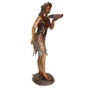 Image of Design Toscano Leaf Maiden Cast Bronze Garden Statue KW58490