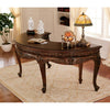 Image of Design Toscano La Voute Grande Crescent Mahogany Executive Desk AF7442