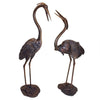 Image of Design Toscano Grande Heron Cast Bronze Garden Statue Set PN96970