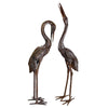 Image of Design Toscano Large Herons Cast Bronze Garden Statue Set KW955020