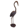 Image of Design Toscano Grande Heron Head High Cast Bronze Garden Statue PN69702