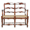 Image of Design Toscano French Provincial Ladderback Settee AF1287