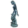 Image of Design Toscano Goddess of the Sea, Mermaid of the Isles Spitting Bronze Garden Statue SU1866