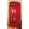 Image of Design Toscano British Telephone Booth Display Cabinet NE36832