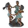 Image of Design Toscano Fun in the Sun Girls Cast Bronze Garden Statue KW29440