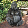 Image of Design Toscano Black-back Western Lowland Gorilla Giant Great Ape Statue NE9009