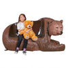 Image of Design Toscano Brawny Bear Bench Sculpture NE1600172