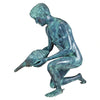 Image of Design Toscano Man with Shell Bronze Sculpture SU9205