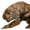 Image of Design Toscano Prowling Tiger Cast Bronze Garden Statue AS2733