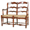 Image of Design Toscano French Provincial Ladderback Settee AF1287