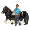 Image of Design Toscano "Cowch" Holstein Cow Bench Sculpture NE120020