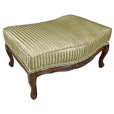 Design Toscano Rue Saint-Honore Bergere Chair and Ottoman HA6064