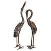 Image of Design Toscano Large Herons Cast Bronze Garden Statue Set KW955020