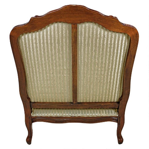 Design Toscano Rue Saint-Honore Bergere Chair and Ottoman HA6064