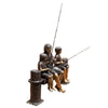 Image of Design Toscano Fishing Family Cast Bronze Garden Statue PB1050