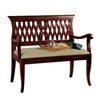 Image of Design Toscano The Wren Mahogany Bench AF1333