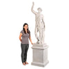 Image of Design Toscano Hercules with Nemean Lion Pelt Garden Statue with Plinth NE930608