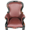 Image of Design Toscano Victorian Rococo Faux Leather Wing Chair AF71118