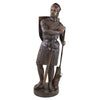 Image of Design Toscano Battle Ready, Medieval Soldier Cast Bronze Garden Statue SU2889