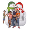Image of Design Toscano Powder Pals Holiday Snowman Bench NE160250