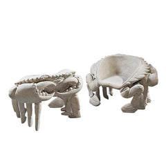 Design Toscano Spice Islands Sculptural King Crab Chair NE90079