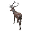 Image of Design Toscano Standing Deer Buck Cast Bronze Garden Statue PB1096