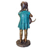 Image of Design Toscano Girl and Dog Cast Bronze Garden Statue PN6569