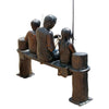 Image of Design Toscano Fishing Family Cast Bronze Garden Statue PB1050