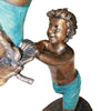 Image of Design Toscano Swinging Children Solid Cast Bronze Garden Statue PN7538