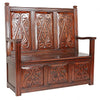 Image of Design Toscano Historic Mahogany Monk's Bench AF1419