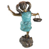 Image of Design Toscano Brittany with a Basket, Little Girl Cast Bronze Garden Statue PN6326