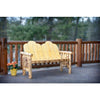 Image of Montana Woodworks Log Deck Bench MWDB