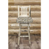 Image of Montana Woodworks Log Swivel Barstool MWBSWSNR