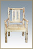 Image of Montana Woodworks Log Captains Chair MWCASCN