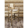 Image of Montana Woodworks Glacier Country Captains Barstool MWGCBSWCAS