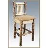 Image of Montana Woodworks Glacier Country Log Barstool MWGCBSWNR