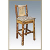 Image of Montana Woodworks Glacier Country Log Barstool MWGCBSWNR