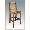 Image of Montana Woodworks Glacier Country Log Barstool MWGCBSWNR
