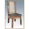 Image of Montana Woodworks Glacier Country Log Dining Chair MWGCKSCN